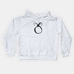 Taurus Symbol Kids Hoodie